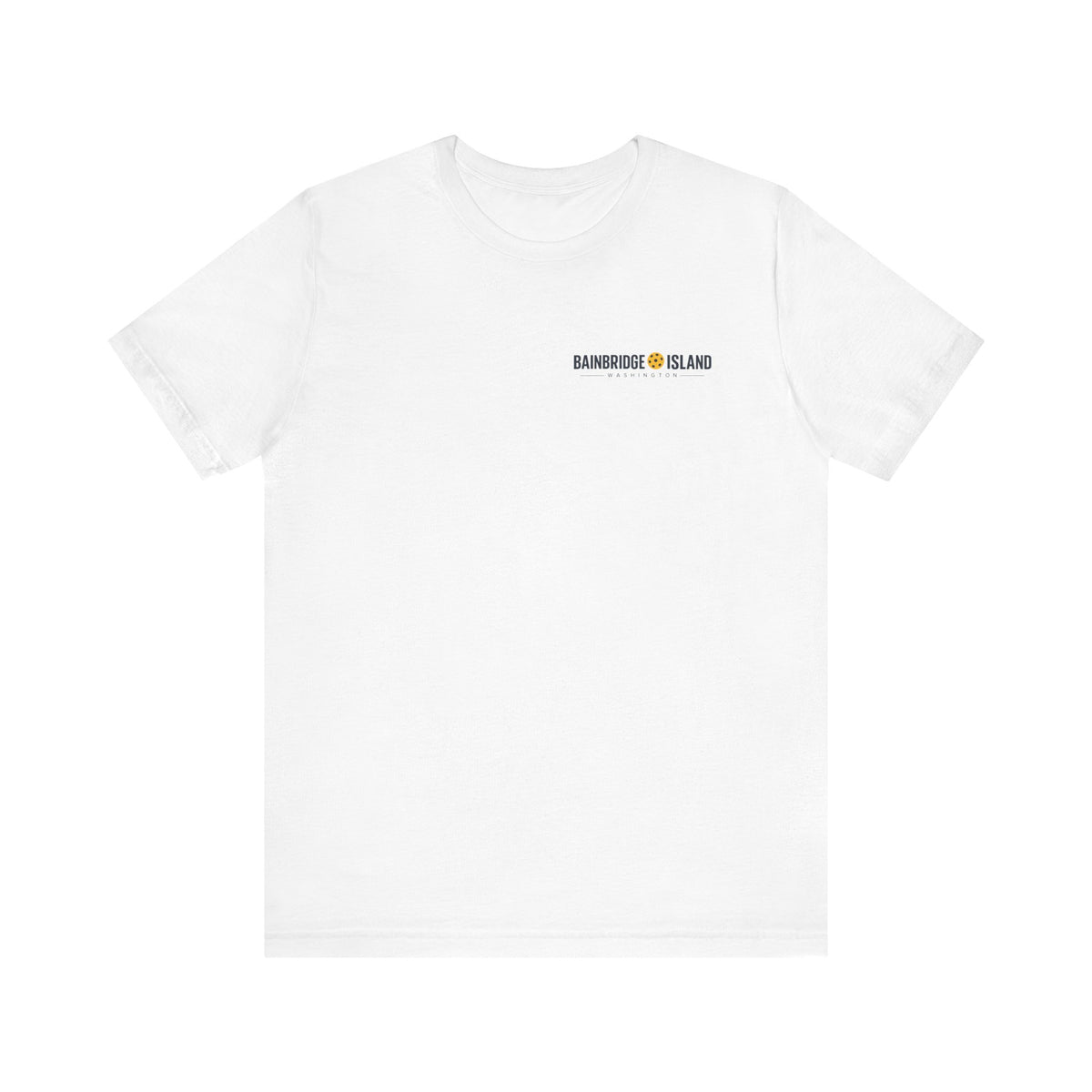 Bainbridge Island Pickleball 1965 Front & Back Tee