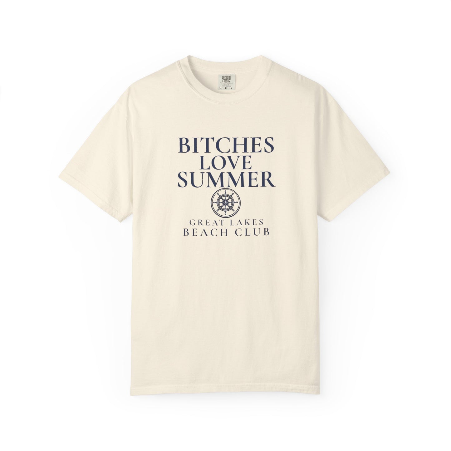 Bitches Love Summer T-Shirt | Great Lakes Beach Club Graphic Tee