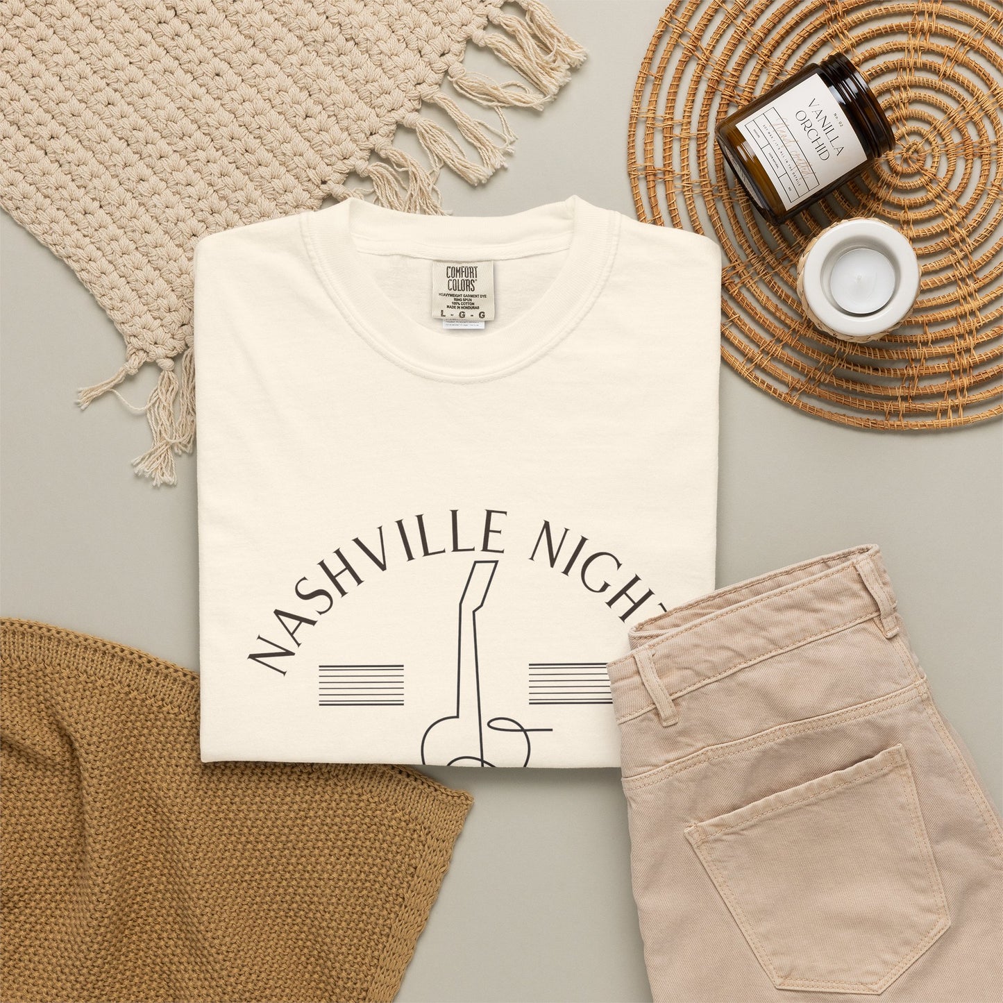 Nashville Nights Ella Vibes Shirt | Nashville Country Concert Tee | Music City T-Shirt | Comfort Colors 1717 | Country Music Gift