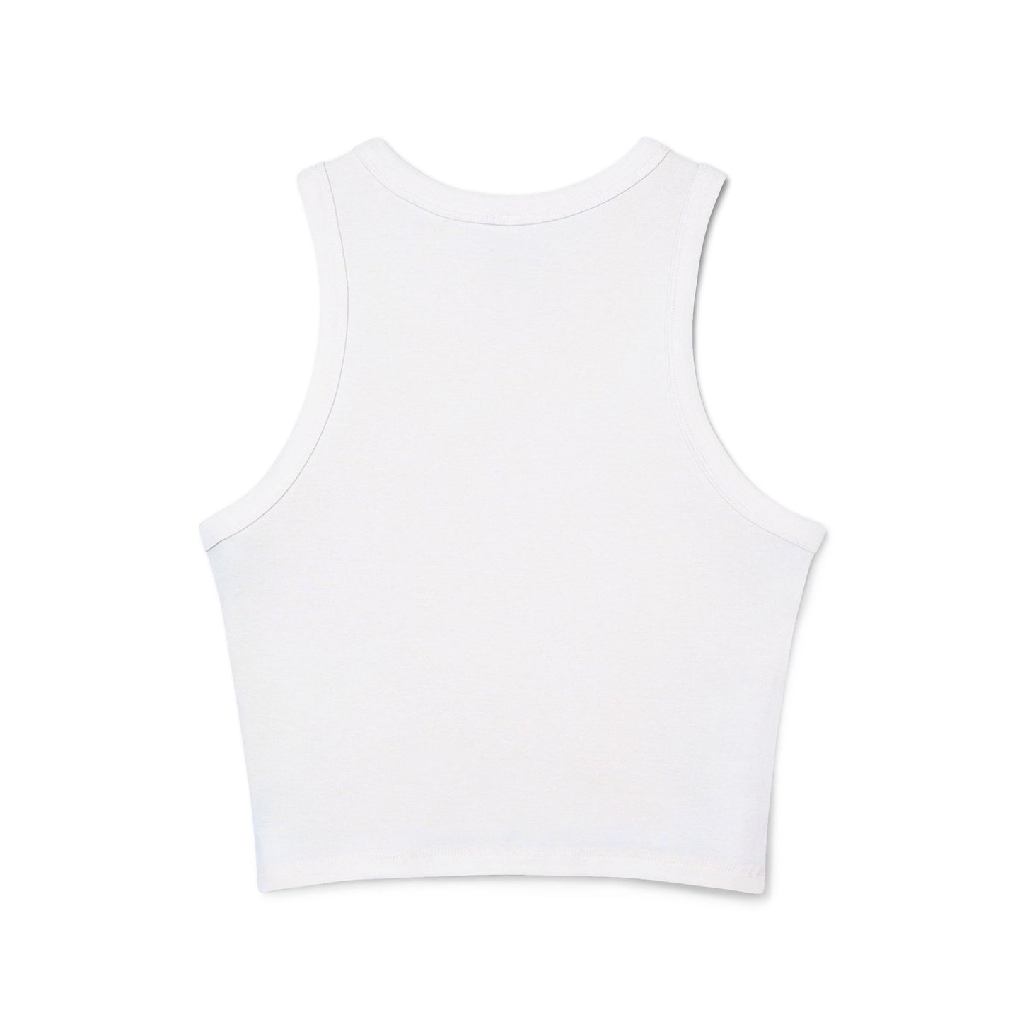 Rhode Island When Your Makeup Looks The Same Tank Top | White Ribbed Racerback Cropped Tank RHORI