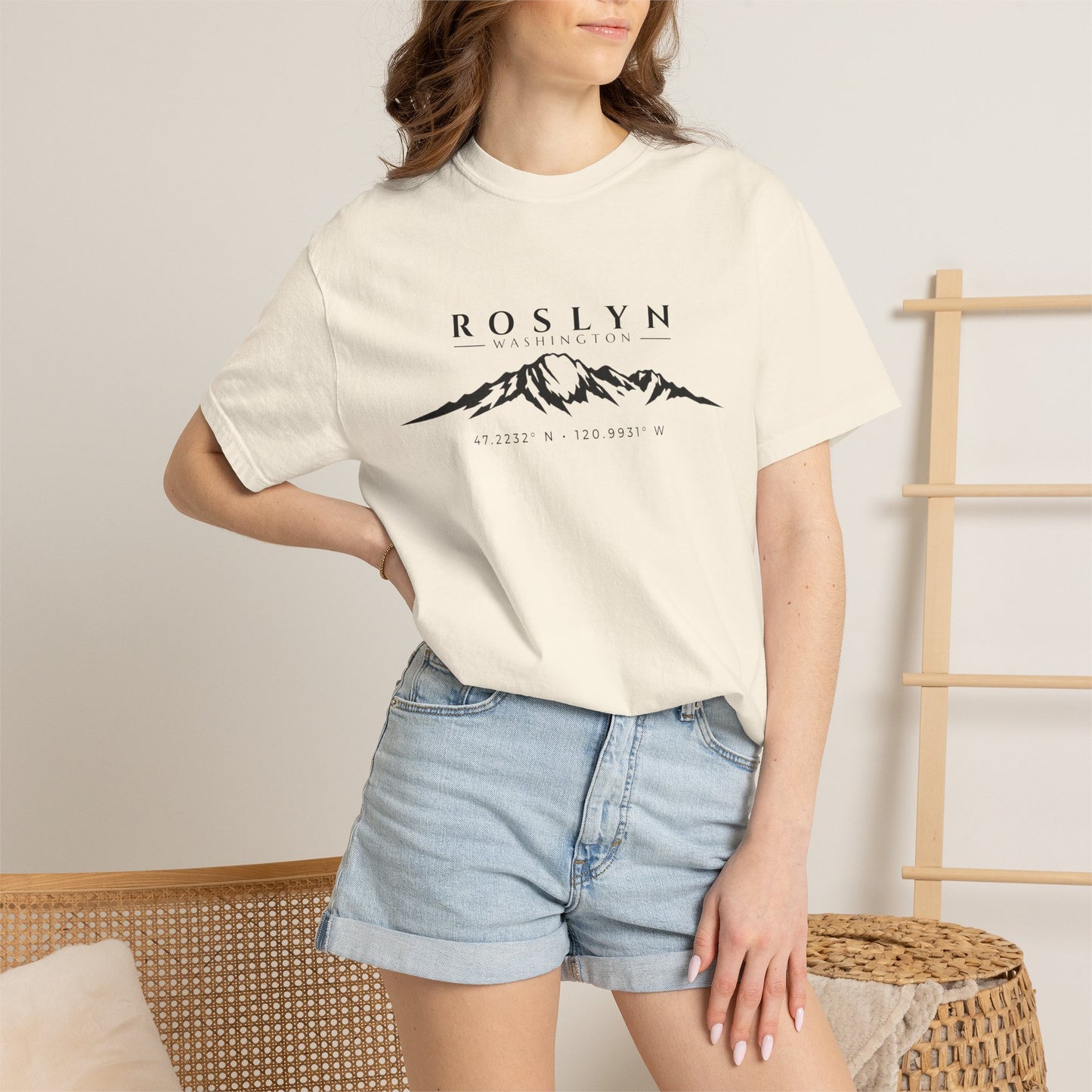 Roslyn Washington T-Shirt | Mount Stuart Shirt | Washington Mountain Shirt | Cle Elum | Suncadia Shirt | Leavenworth | PNW Tee