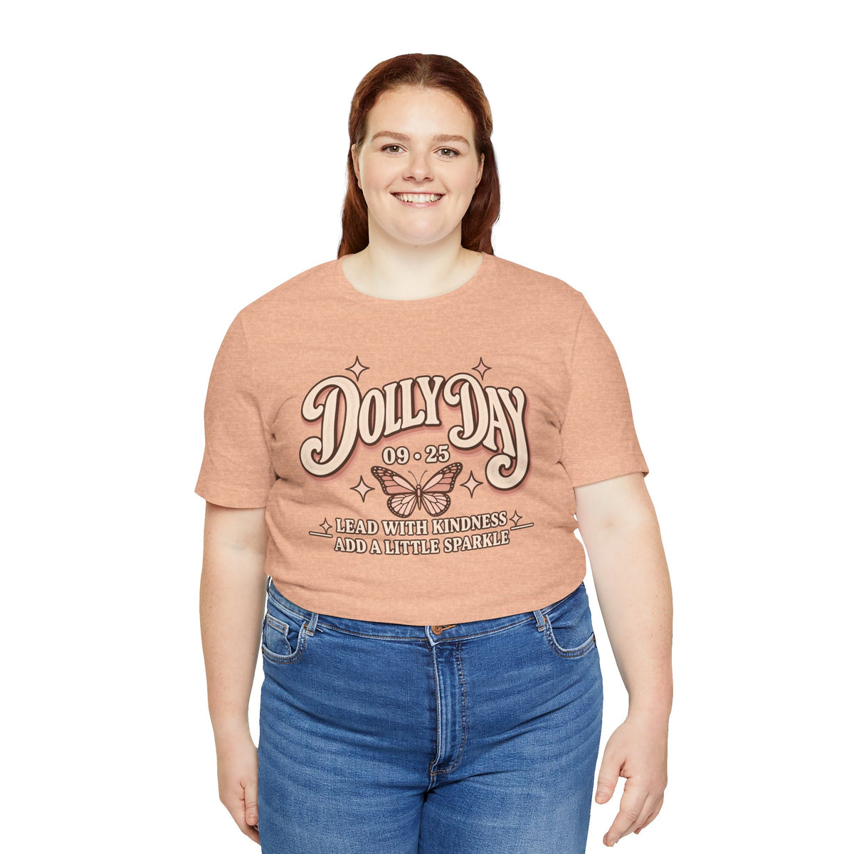 Dolly Day 9•25 Tee | Lead With Kindness & Add a Little Sparkle