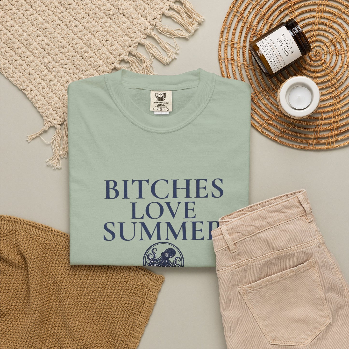 Bitches Love Summer T-Shirt | Salish Sea Beach Club Graphic Tee | PNW Shirt