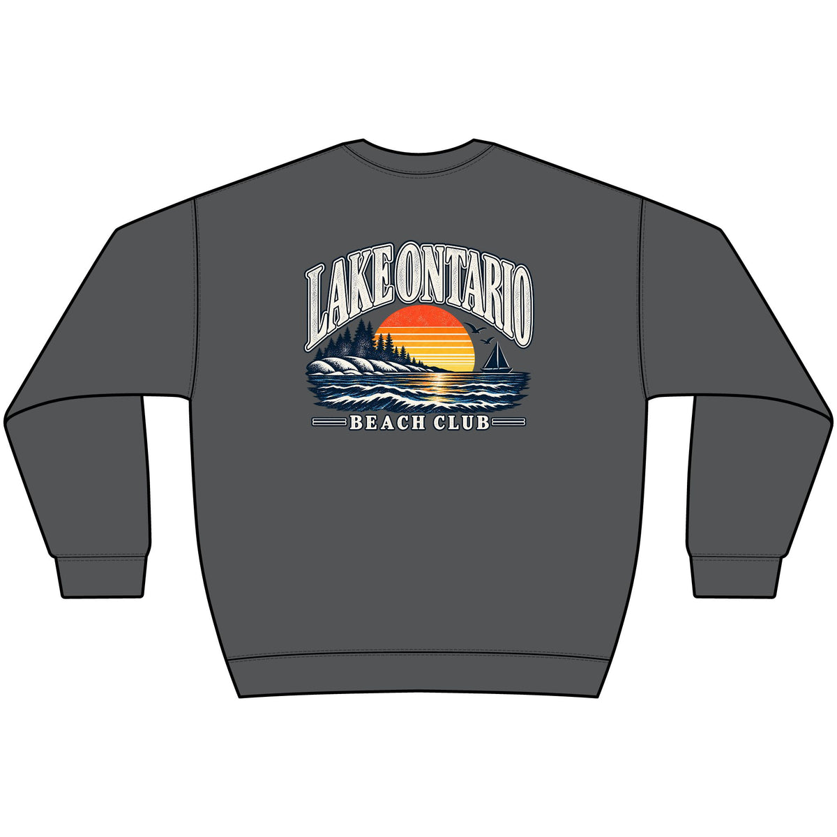 Lake Ontario Beach Club Vintage Sweatshirt