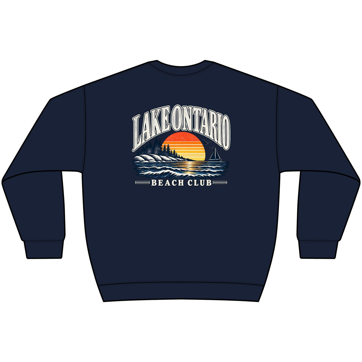 Lake Ontario Beach Club Vintage Sweatshirt
