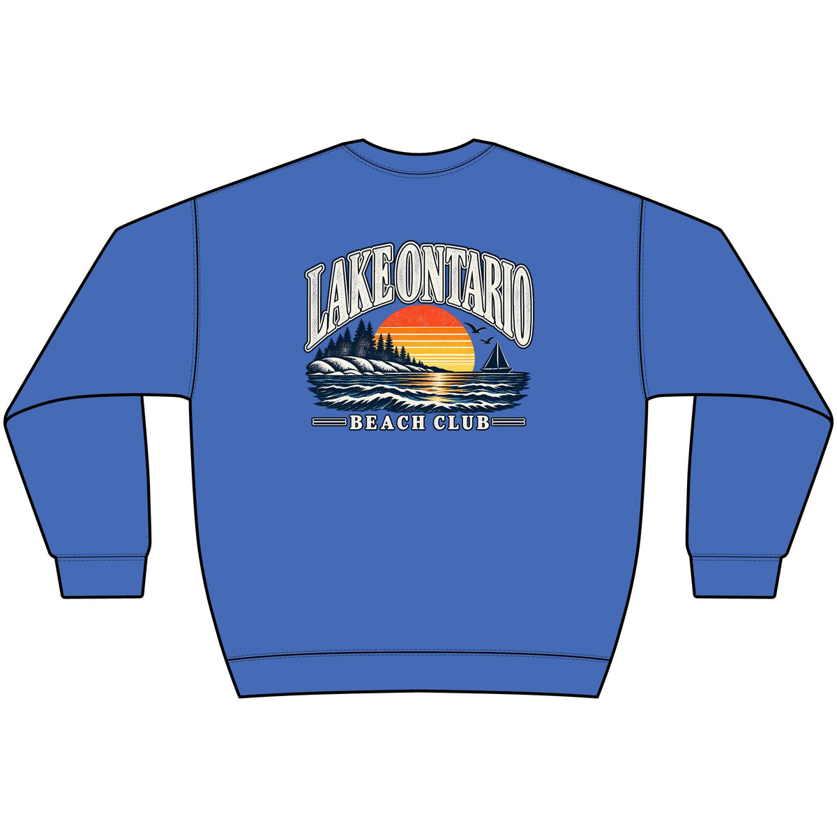 Lake Ontario Beach Club Vintage Sweatshirt