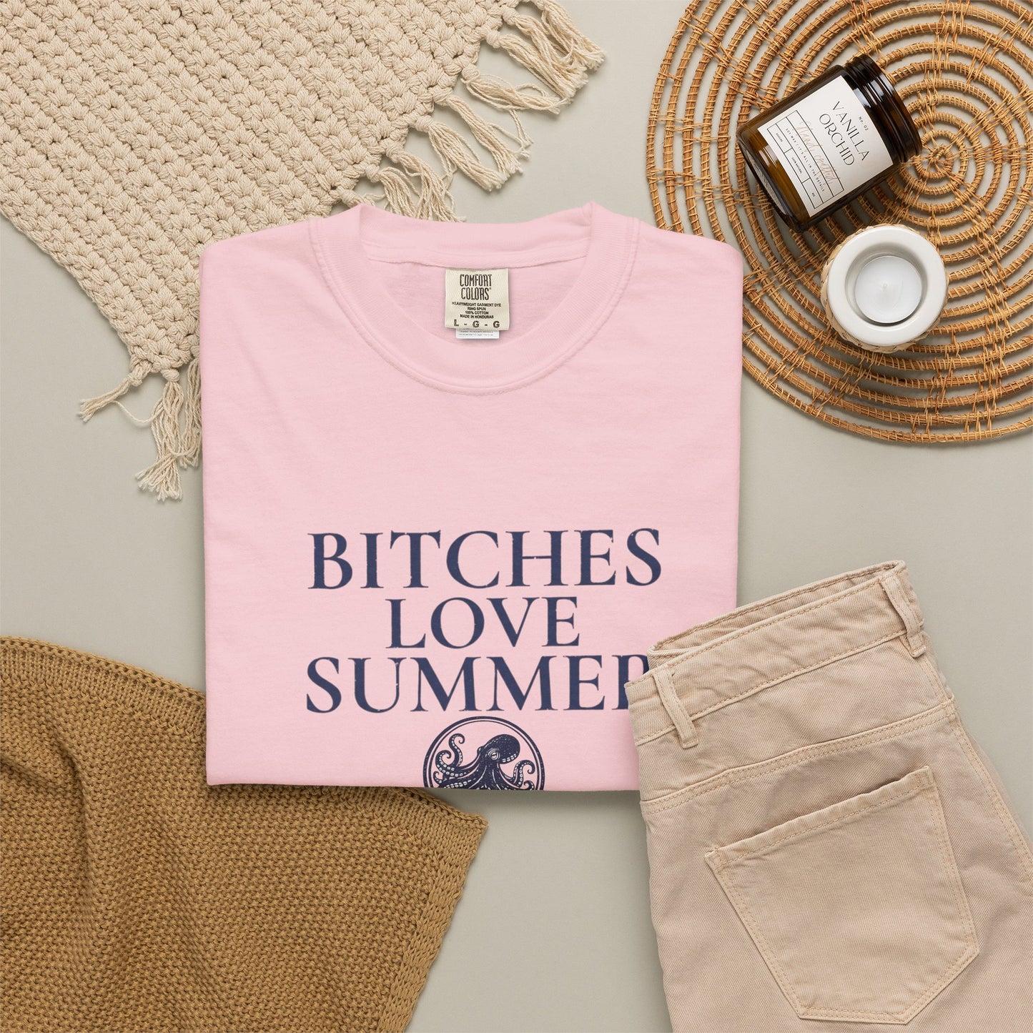 Bitches Love Summer T-Shirt | Salish Sea Beach Club Graphic Tee | PNW Shirt