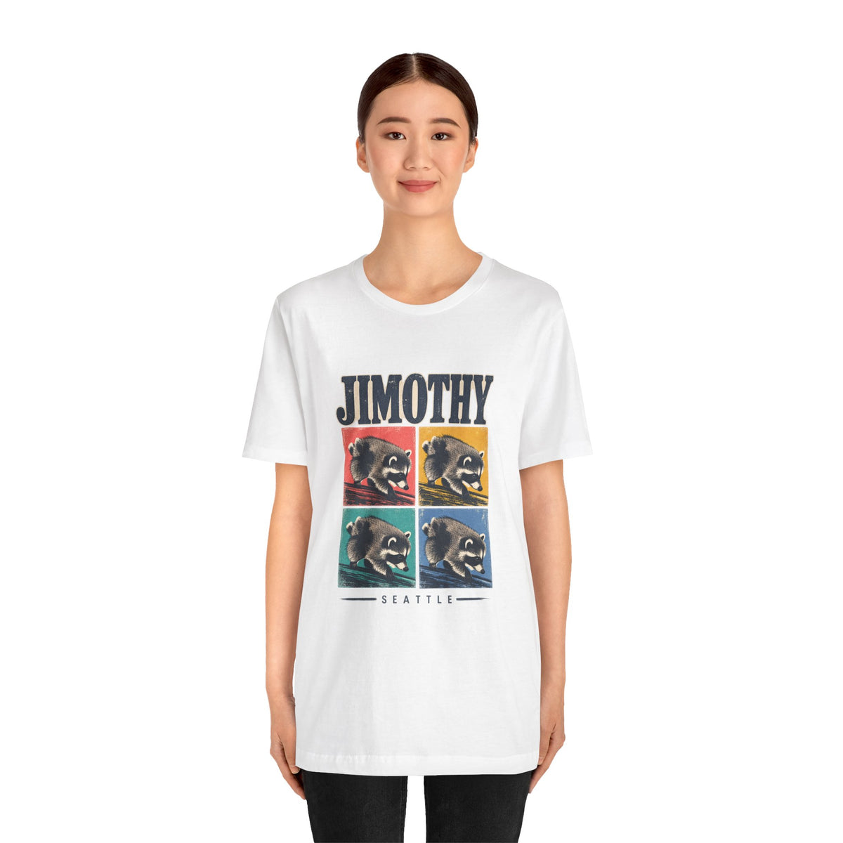 JIMOTHY Seattle Raccoon Graphic Tee