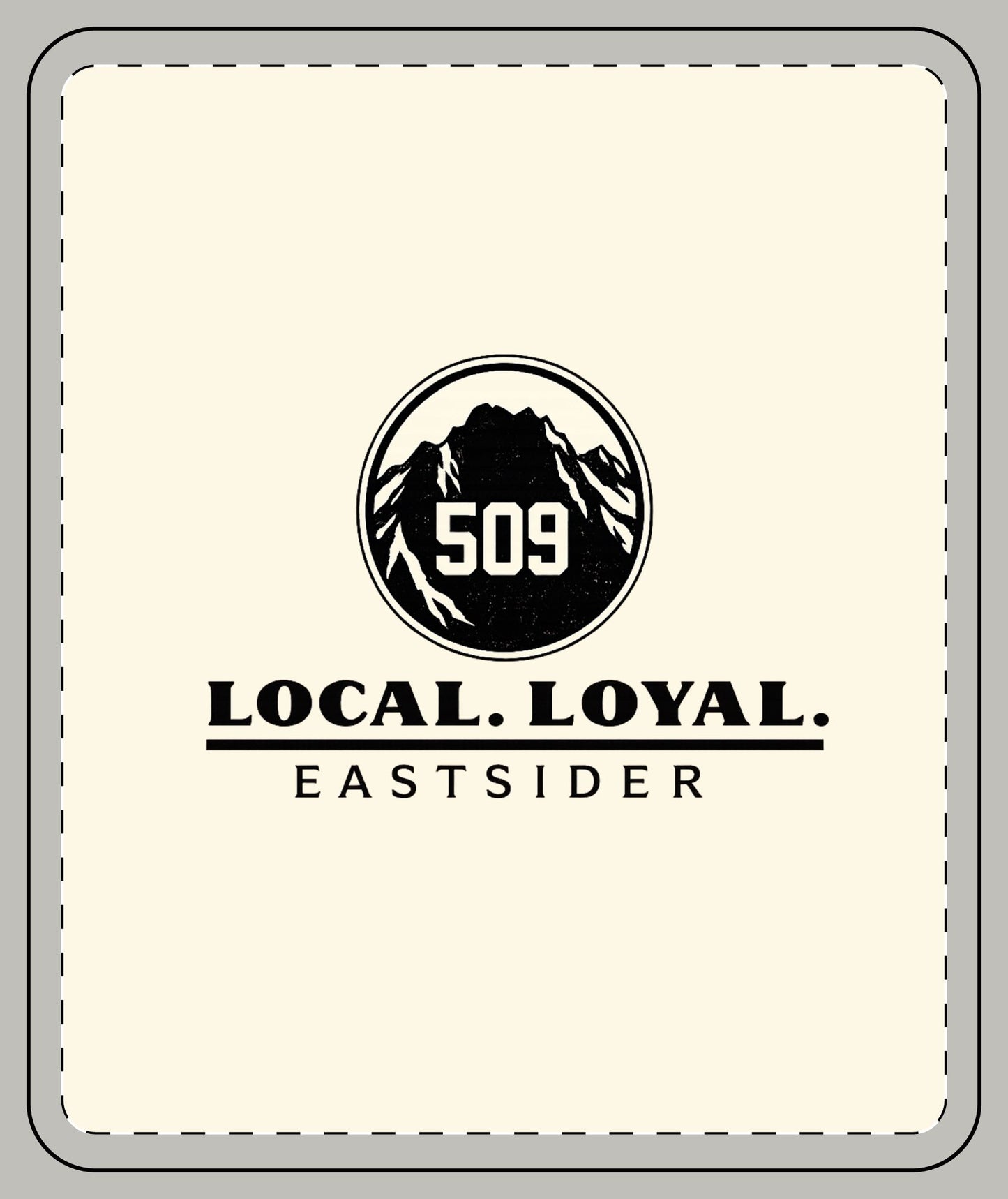 509 Mountains Local Loyal Eastsider Blanket | Fleece Throw