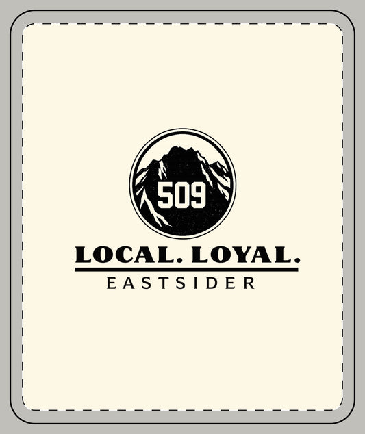 509 Mountains Local Loyal Eastsider Blanket | Fleece Throw