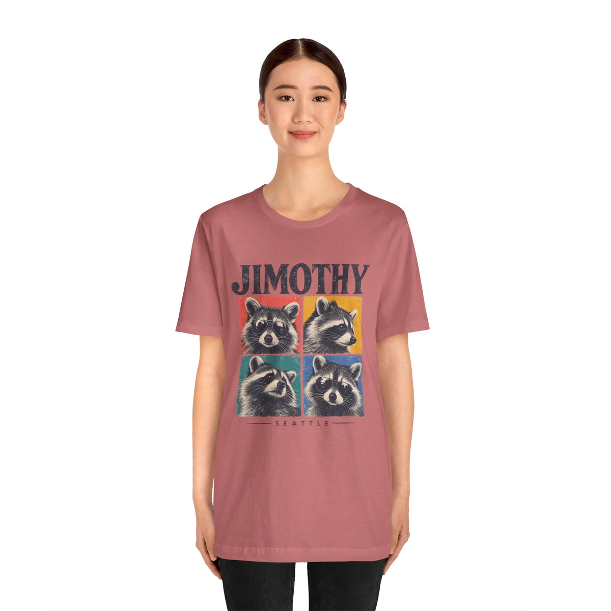 JIMOTHY Seattle Raccoon Graphic Tee