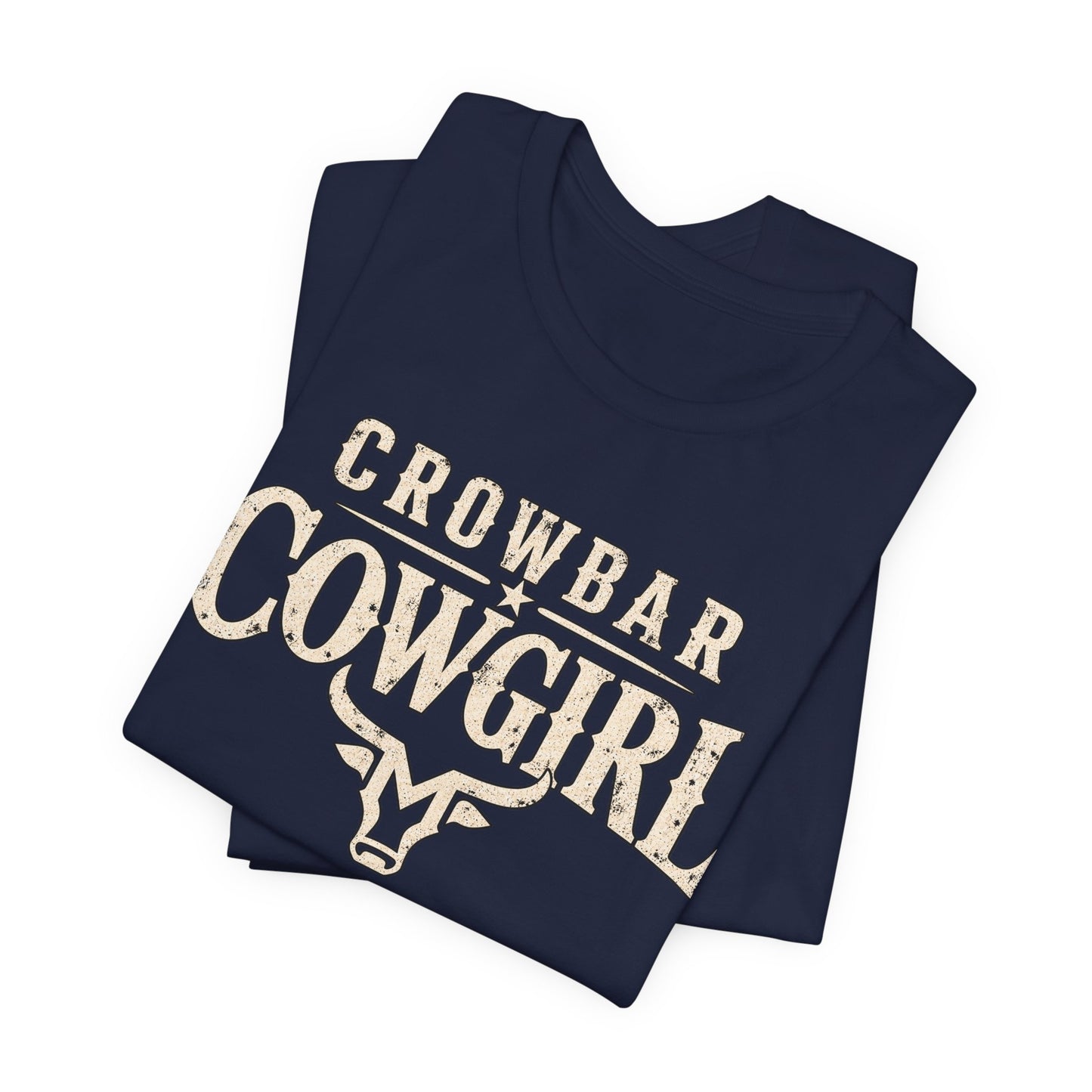 Crowbar Cowgirl Western Graphic Tee | Bella+Canvas 3001 | Reality TV