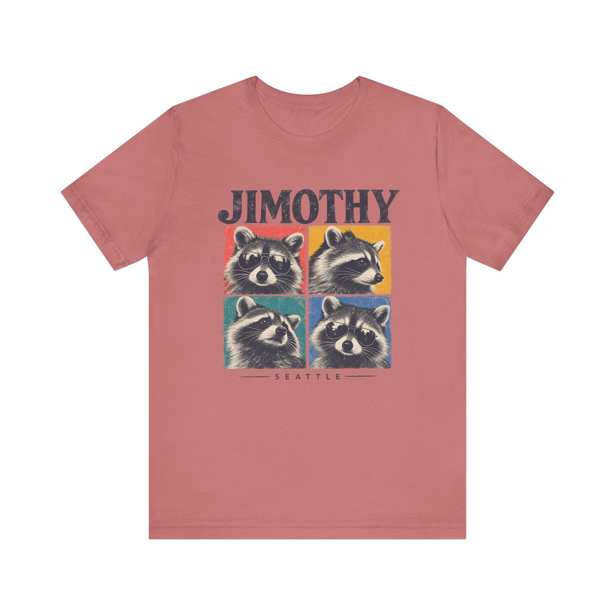 JIMOTHY Seattle Raccoon Graphic Tee