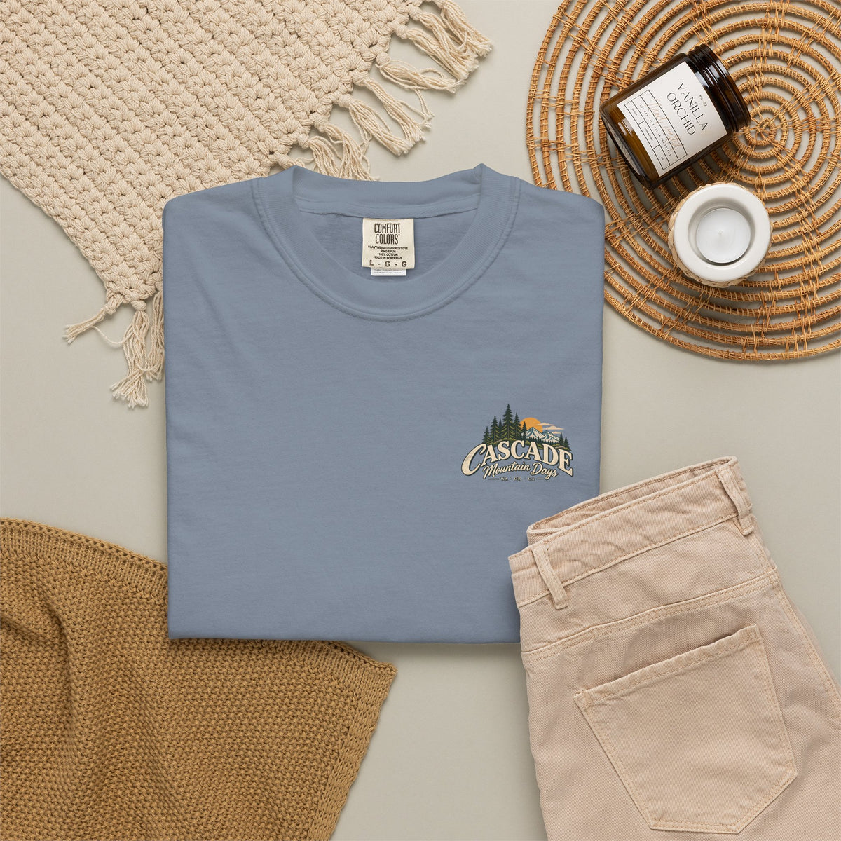 Cascade Mountain Days Tee | Vintage Mountain Graphic T-Shirt