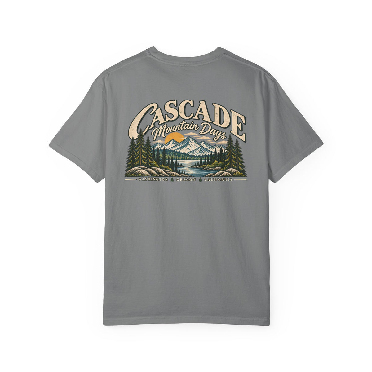 Cascade Mountain Days Tee | Vintage Mountain Graphic T-Shirt