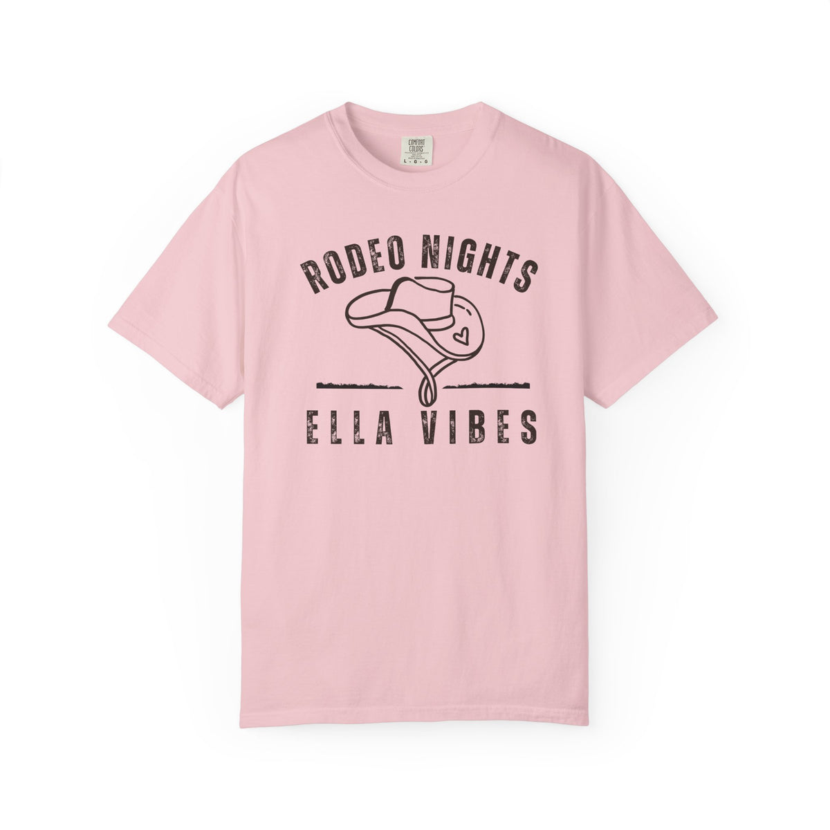 Rodeo Nights Ella Vibes Shirt, Pink Cowgirl Tee, Western Graphic Shirt, Country Concert Tee, Cowboy Hat Shirt, Rodeo Tee