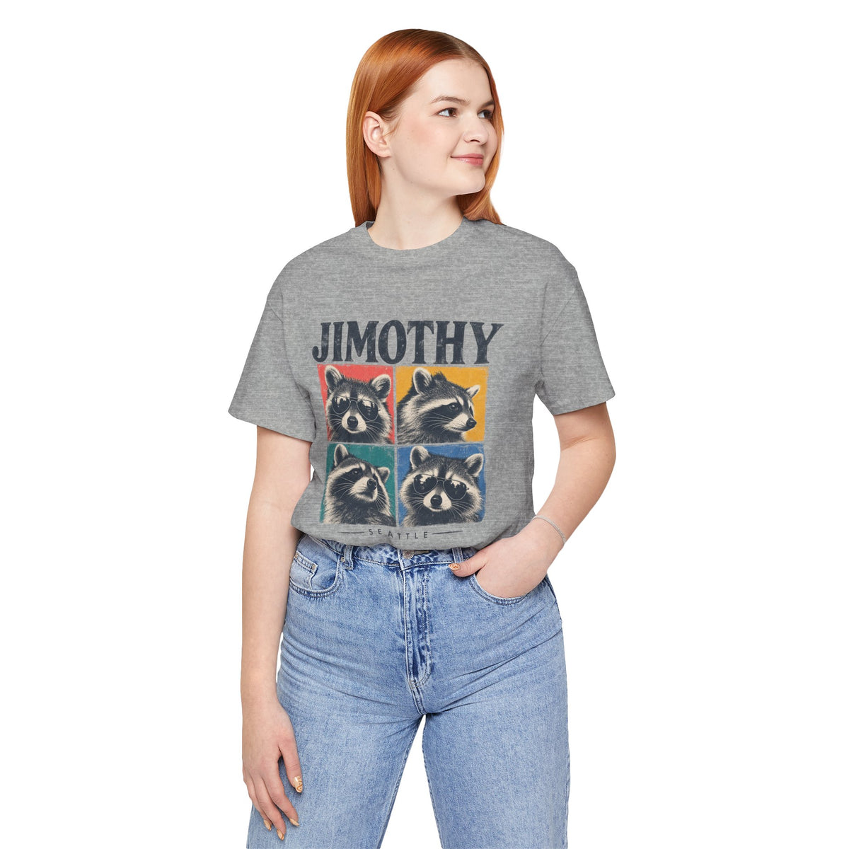 JIMOTHY Seattle Raccoon Graphic Tee