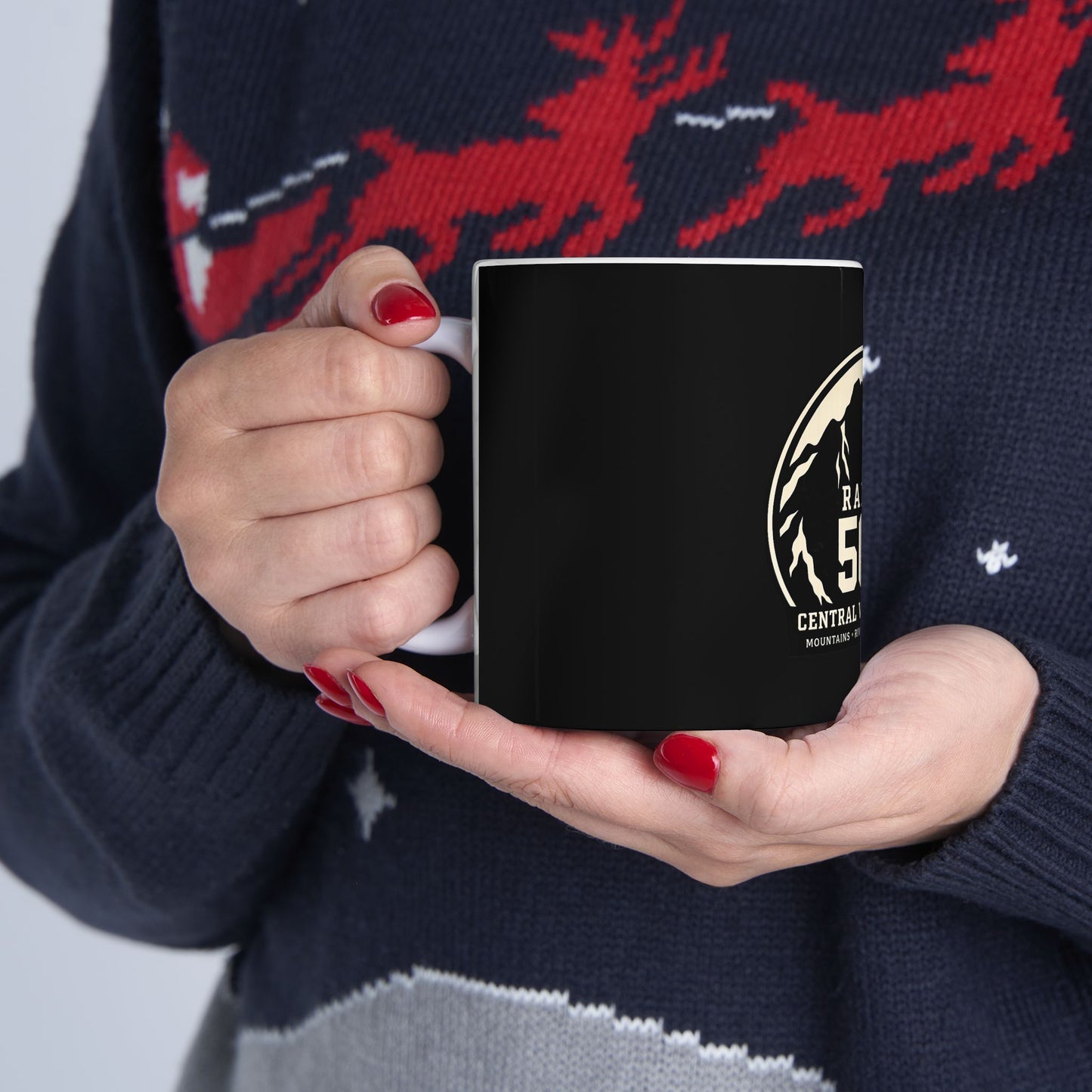 Raised 509 Coffee Mug | Central Washington Mug | 509 Area Code Gift | Mountain Coffee Cup | Spokane Wenatchee Yakima Gift