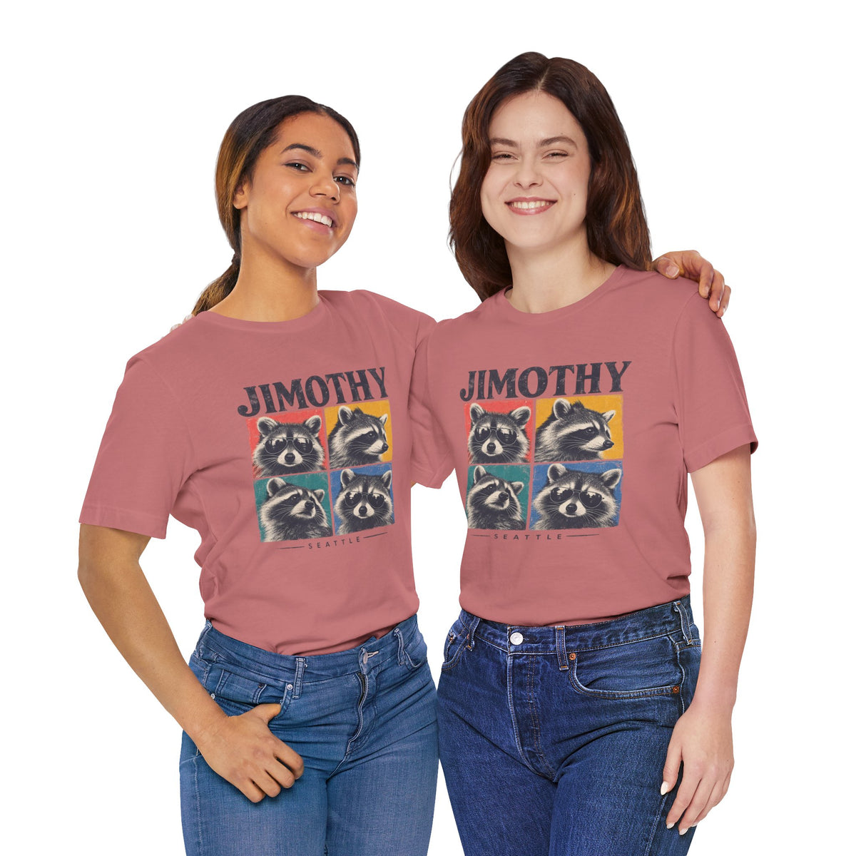 JIMOTHY Seattle Raccoon Graphic Tee