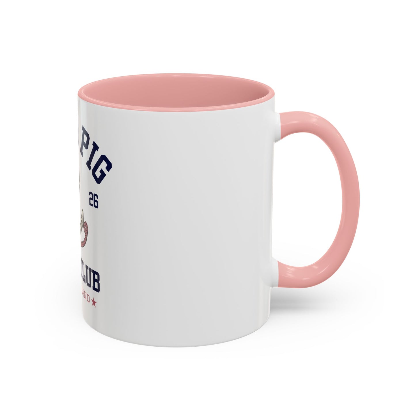 Slam Pig Yacht Club Mug | Rhode Island Coffee Mug | Nautical Sailing Mug | Coastal Boat Lover Gift | Preppy Beach Club Mug | Ceramic Cup