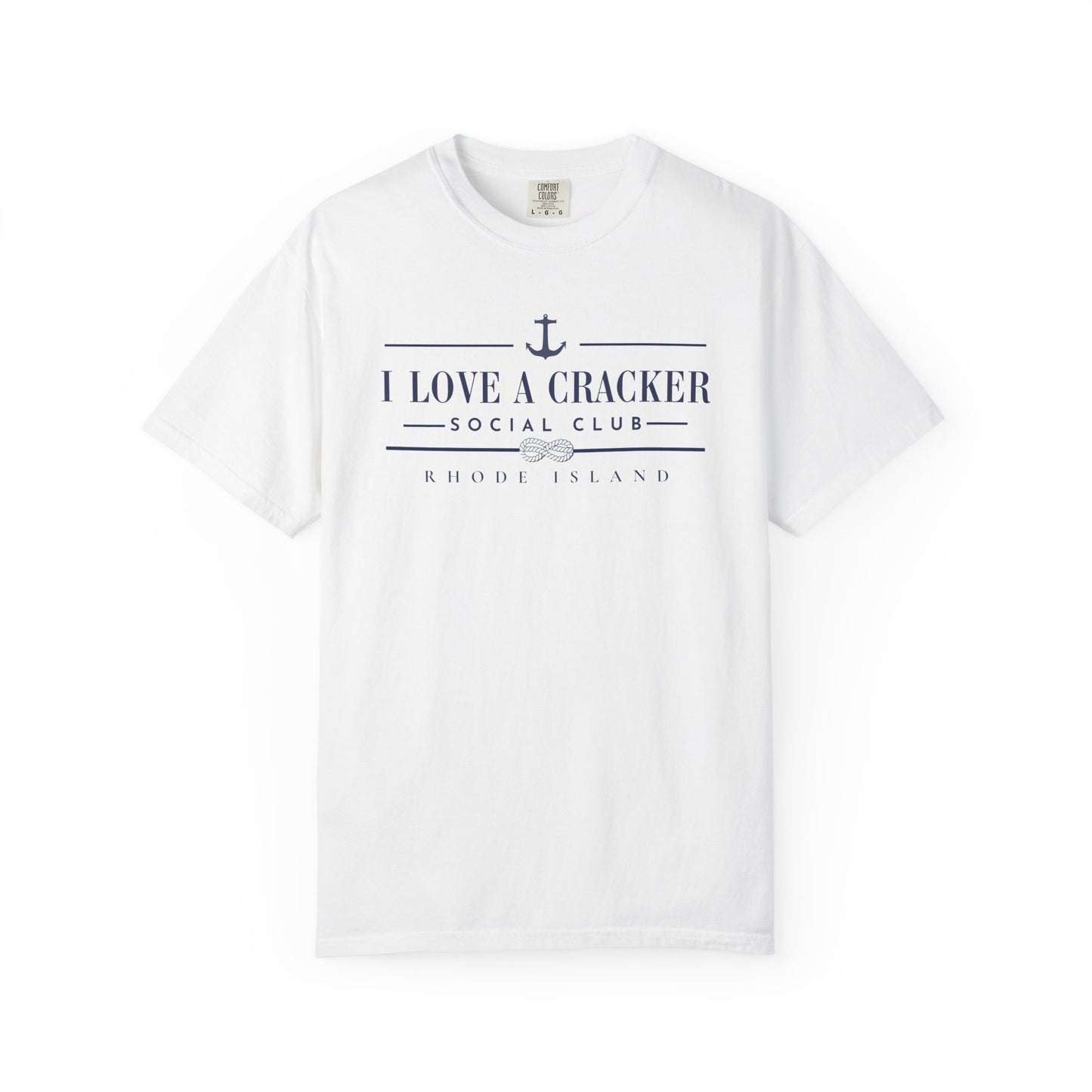 I Love a Cracker Social Club T-shirt | Nautical Anchor Rhode Island