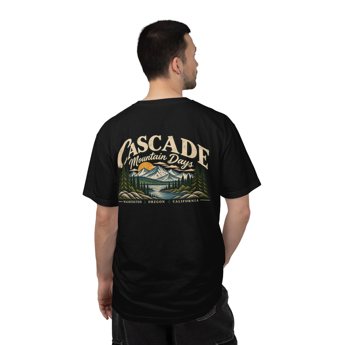 Cascade Mountain Days Tee | Vintage Mountain Graphic T-Shirt