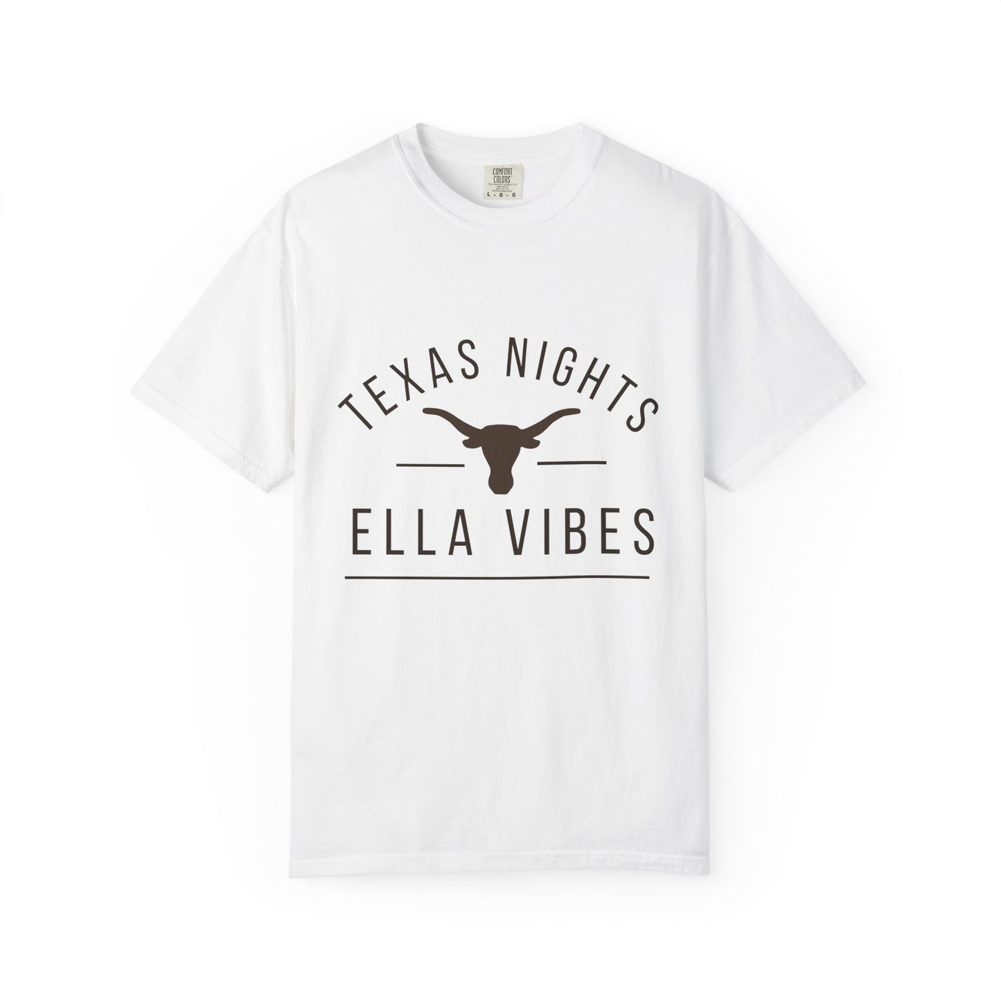 Texas Nights Ella Vibes Shirt Country Concert Western Cowgirl Cowboy Graphic Tee