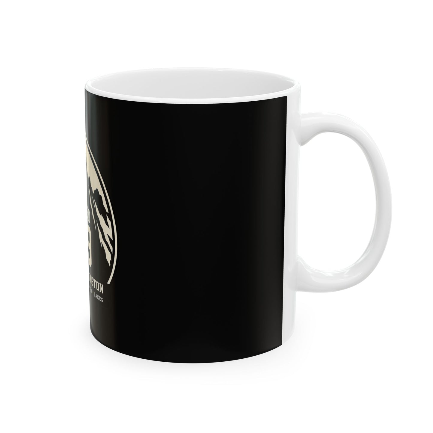 Raised 509 Coffee Mug | Central Washington Mug | 509 Area Code Gift | Mountain Coffee Cup | Spokane Wenatchee Yakima Gift