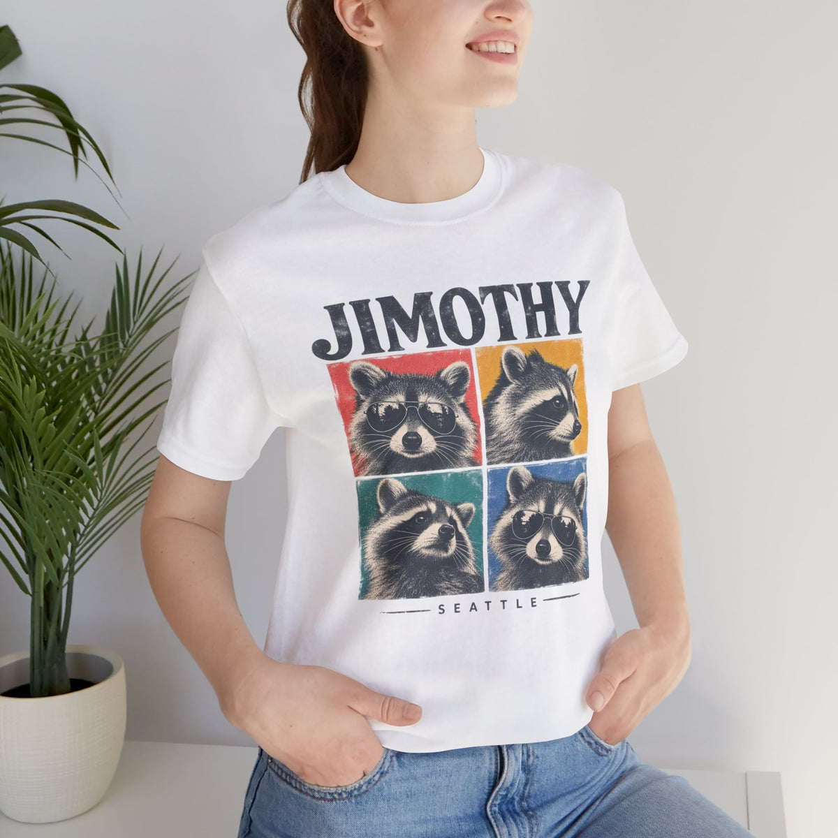 JIMOTHY Seattle Raccoon Graphic Tee