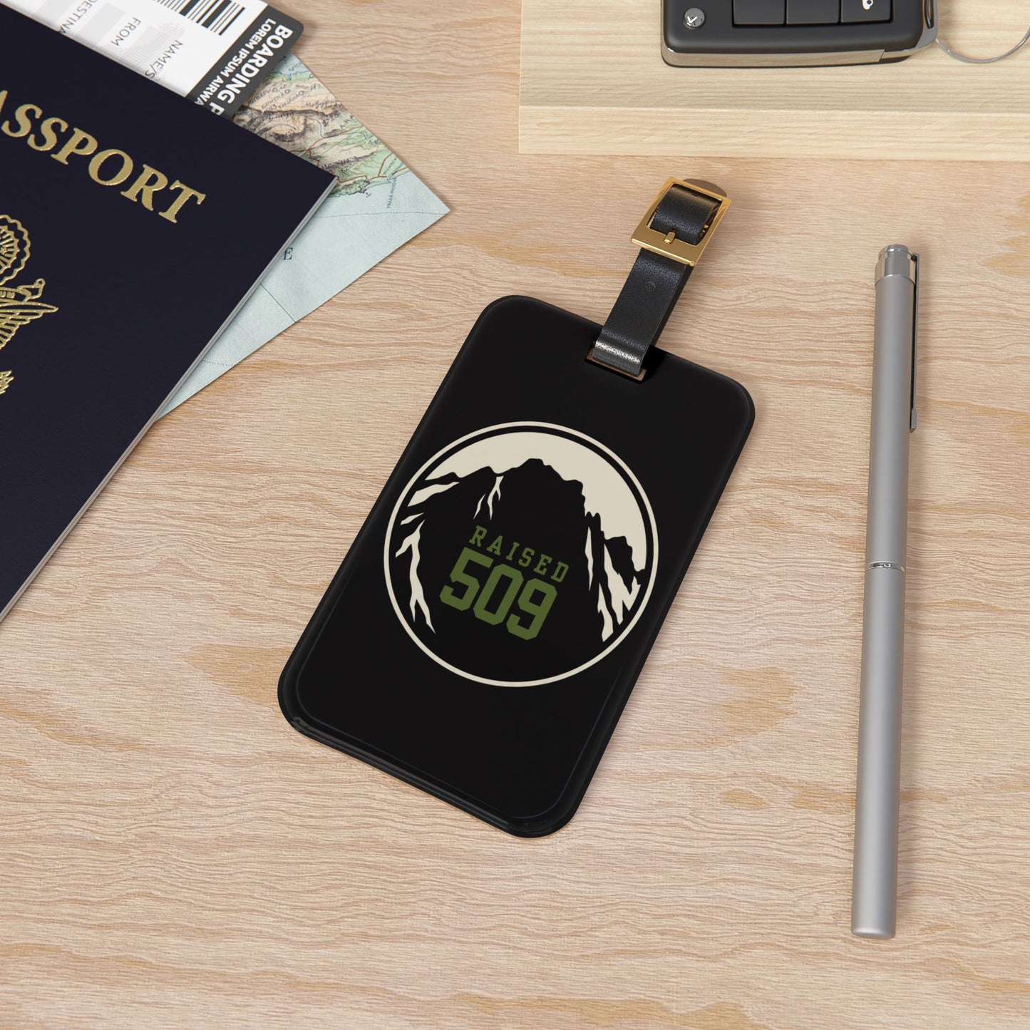Central Washington | Raised 509 Mount Stuart Luggage Tag | Washington Inspired | Local Pride