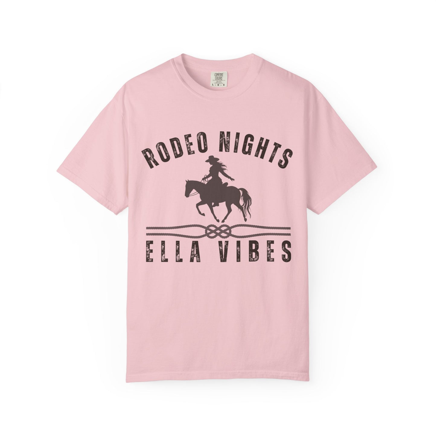 Rodeo Nights Ella Vibes Tee, Country Concert Shirt, Western Cowgirl Tee, Rodeo Graphic Shirt, Horse Lover Gift