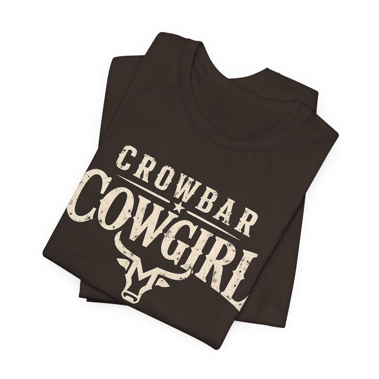Crowbar Cowgirl Western Graphic Tee | Bella+Canvas 3001 | Reality TV