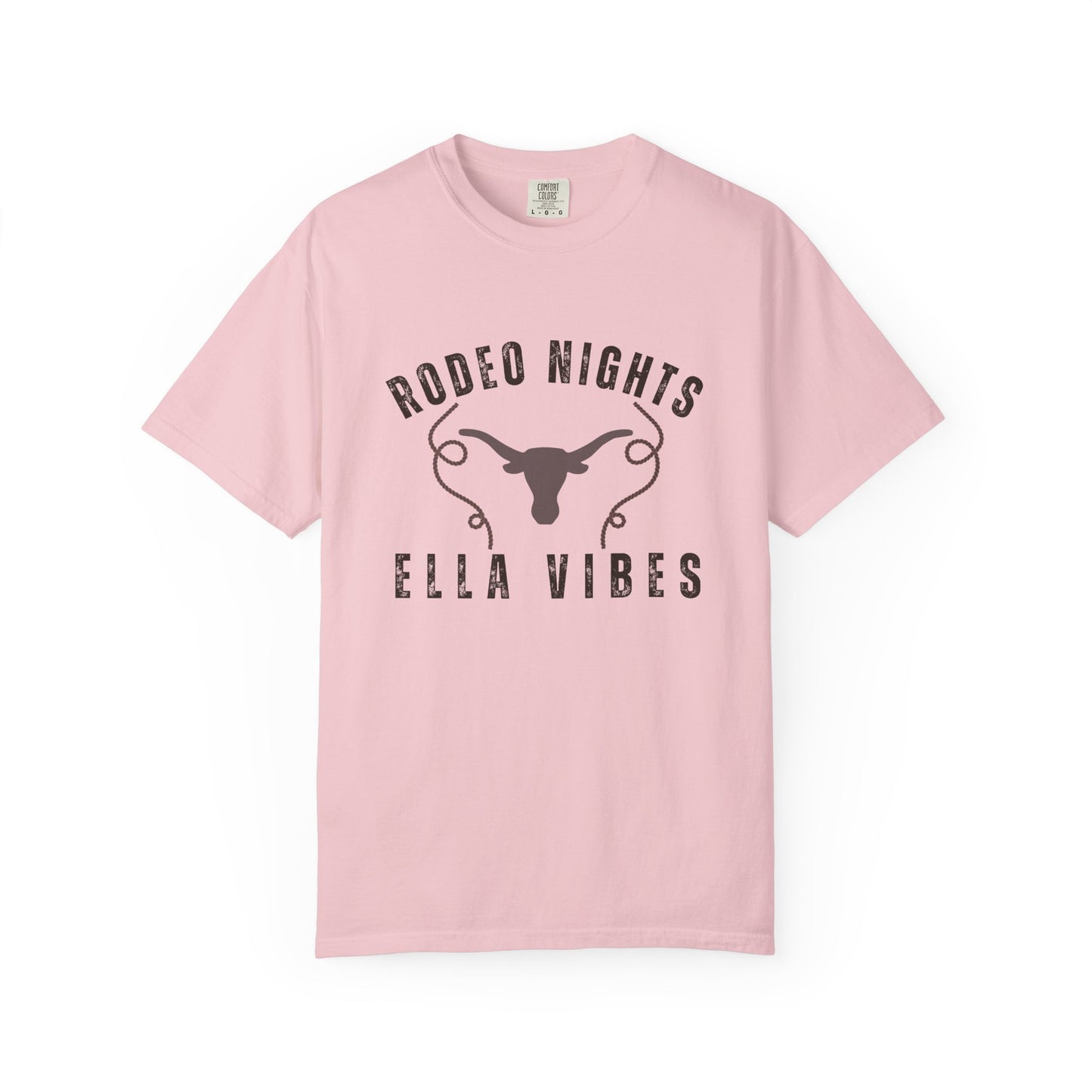 Rodeo Nights Ella Vibes Shirt, Western Cowboy Tee, Longhorn Graphic Shirt, Country Concert Tee, Cowboy Rodeo Shirt