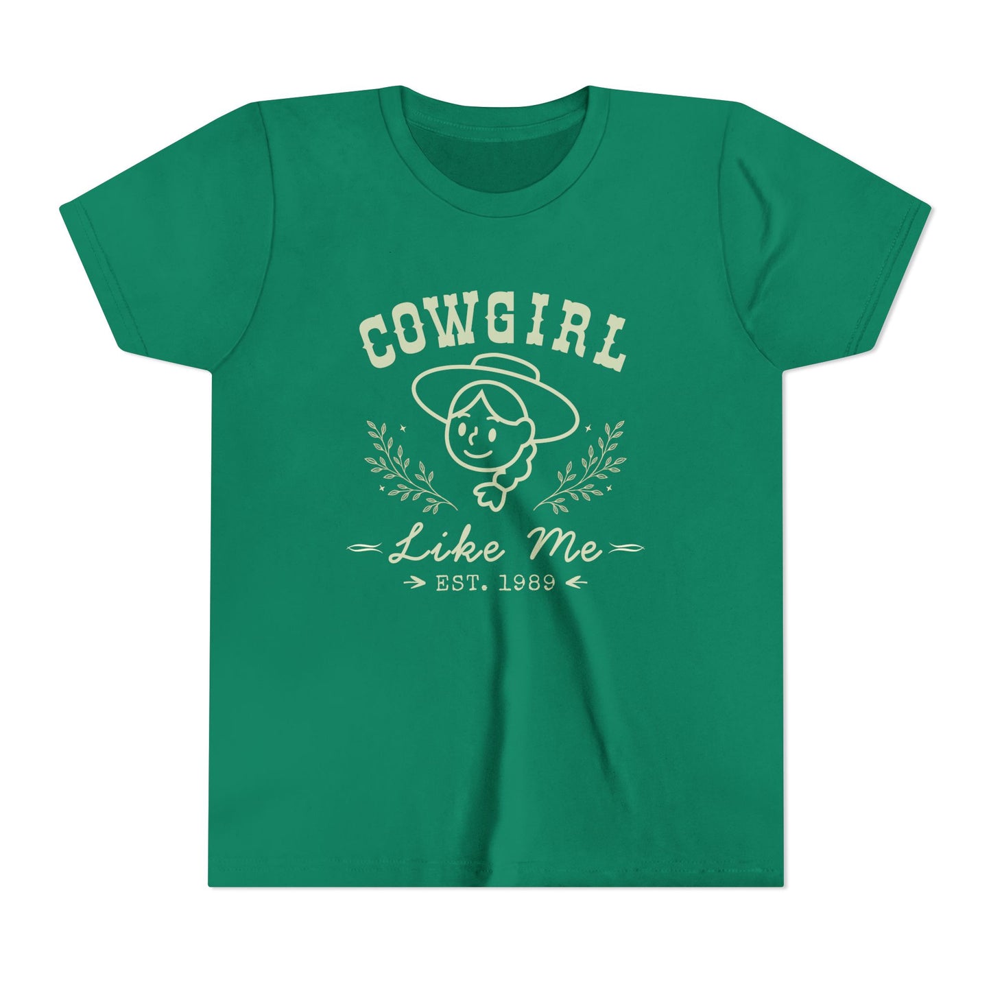Cowgirl Like Me Girls Shirt | Western Kids Tee | Rodeo Girl Outfit | Horse Lover Gift