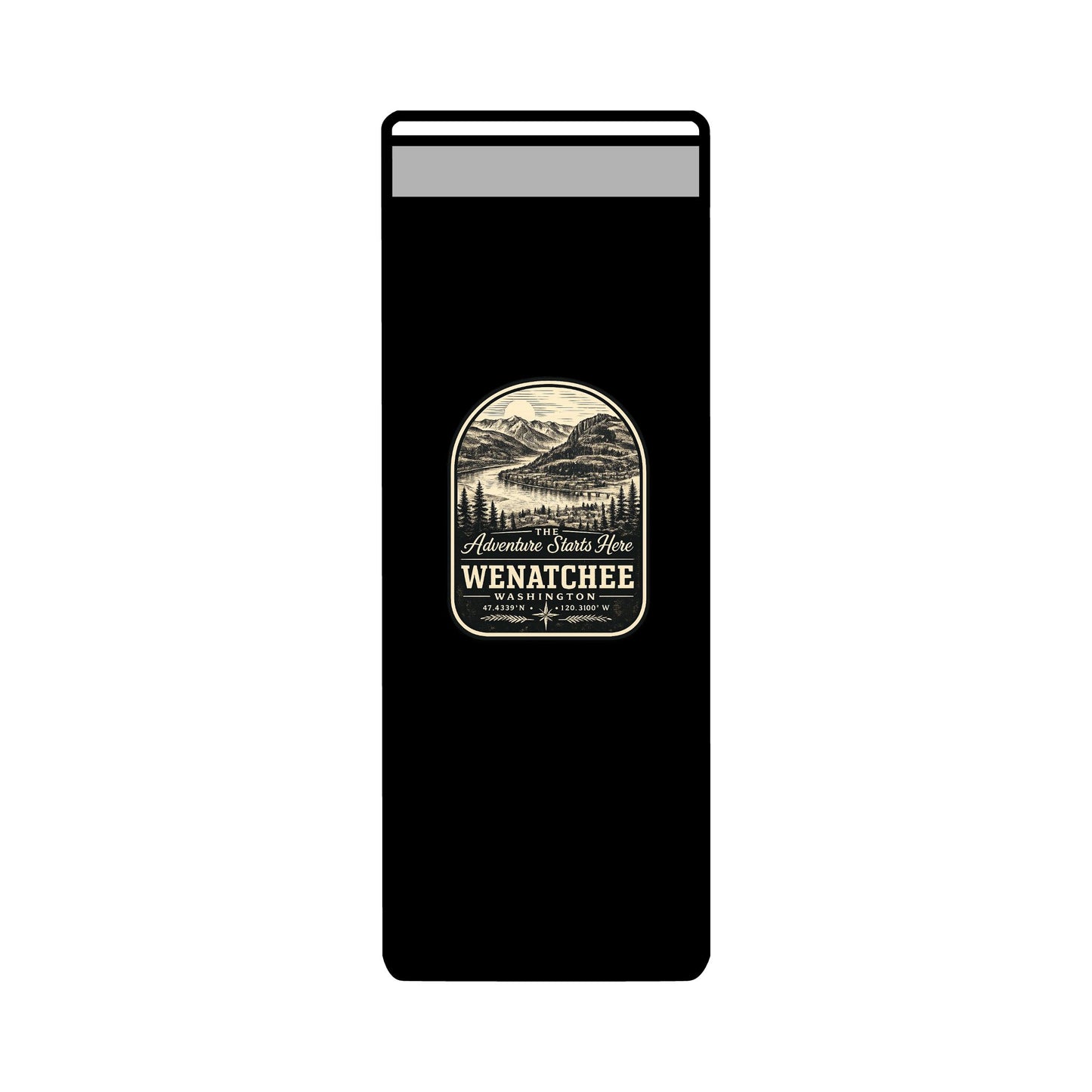 Wenatchee Polar Camel 22oz Skinny Tumbler | Washington Area Code Travel Mug | Mountain Insulated Coffee Cup | Eastside Gift