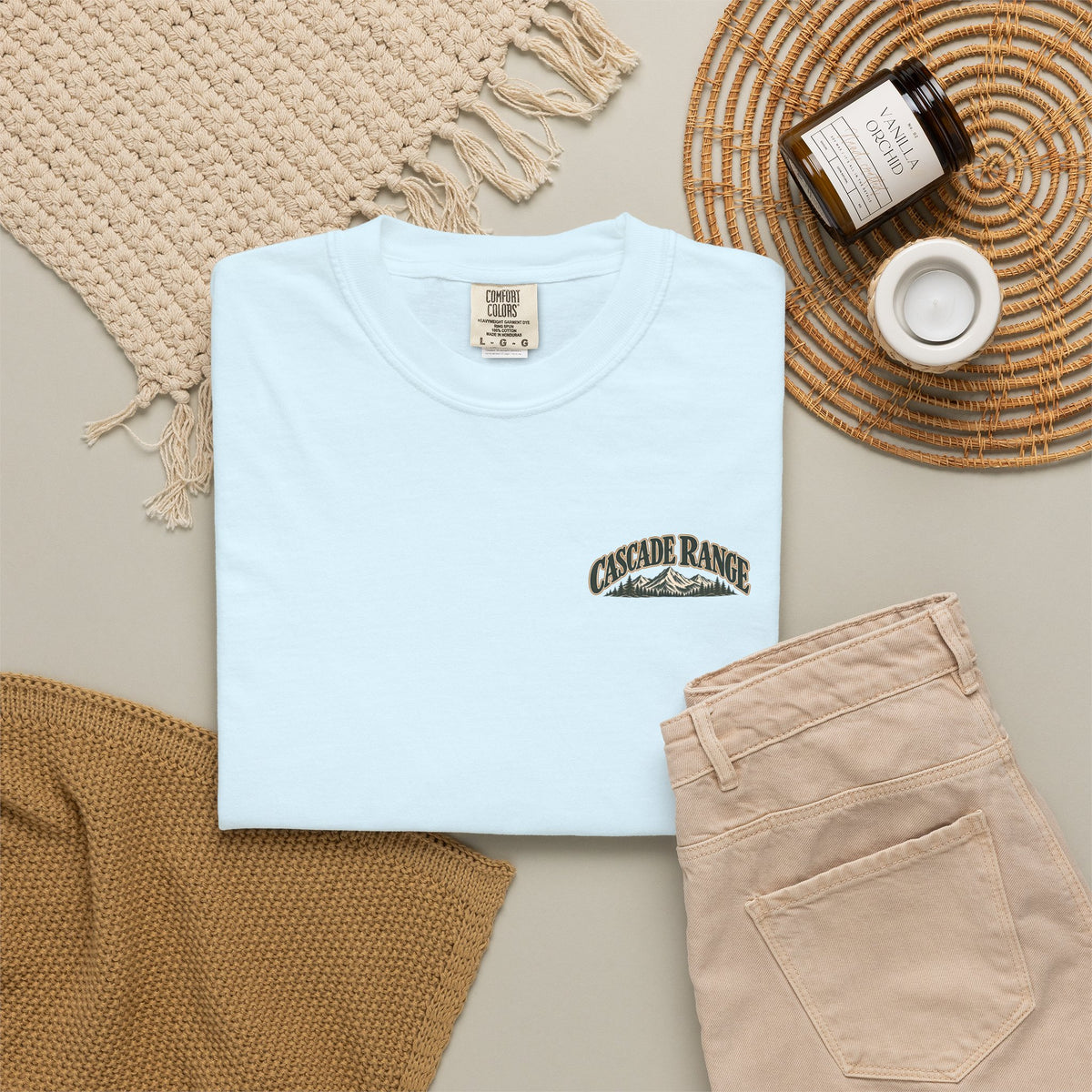 Cascade Range Vintage Graphic Tee | Washington, Oregon & California