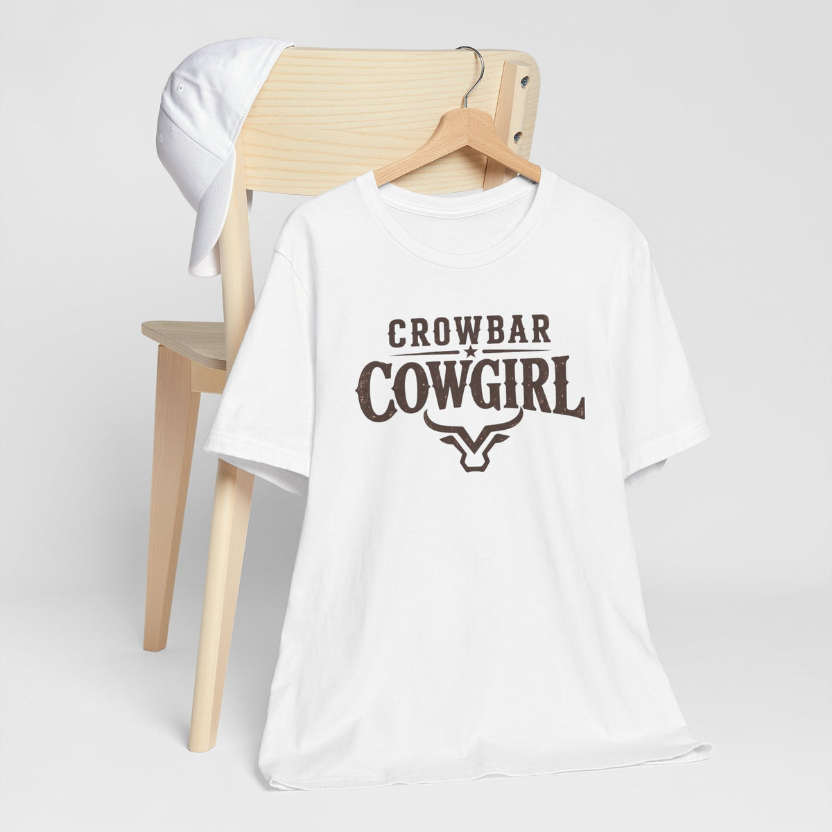 Crowbar Cowgirl Western Graphic Tee | Bella+Canvas 3001 | Rodeo Shirt