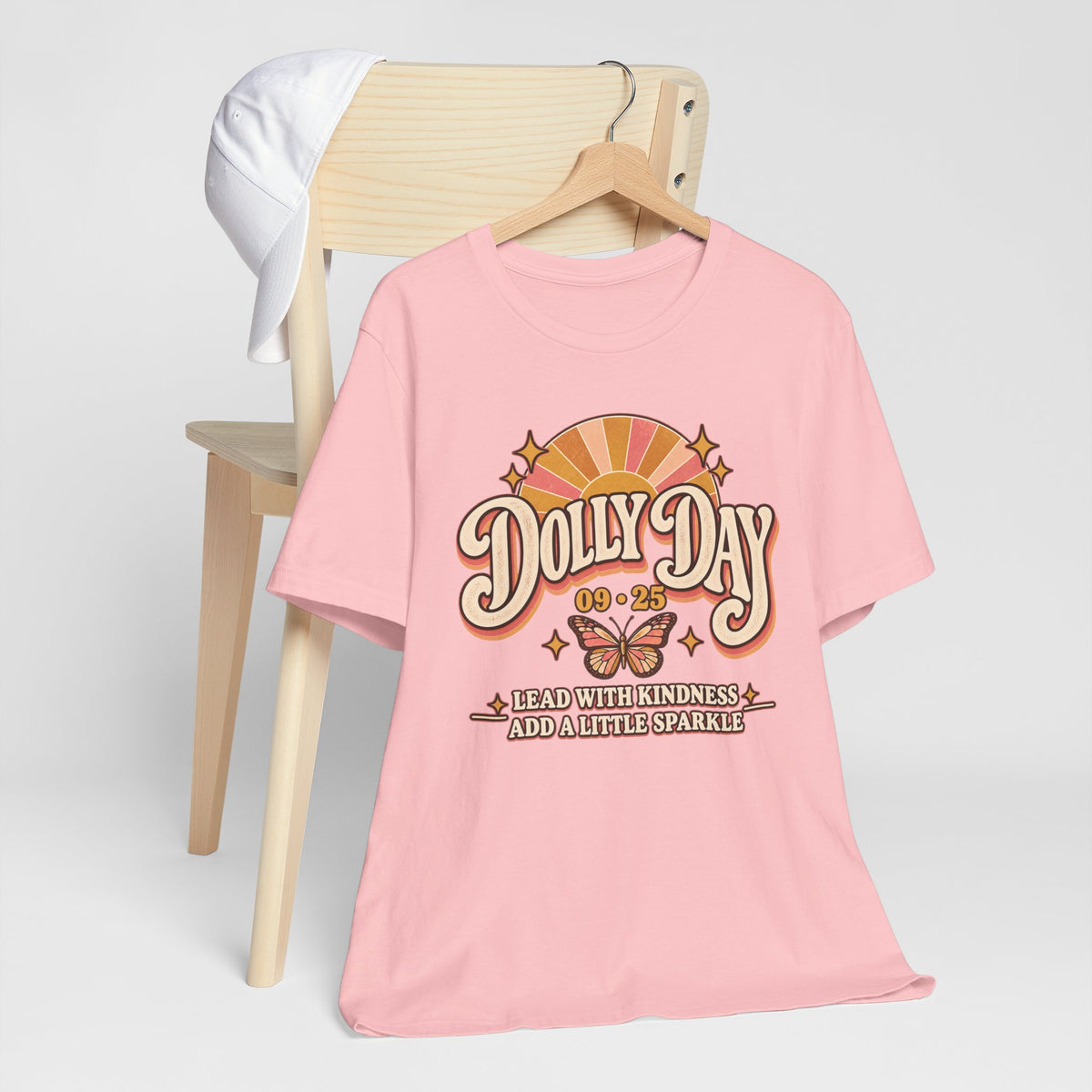 Dolly Day 09•25 Tee – Lead With Kindness, Add a Little Sparkle
