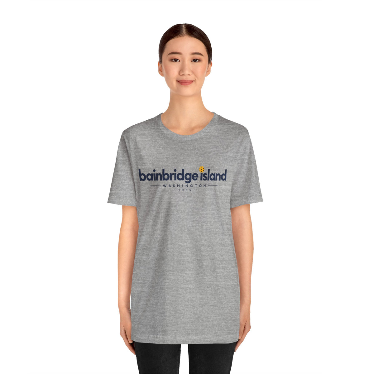 Bainbridge Island Pickleball 1965 Tee – Washington Pickleball Shirt
