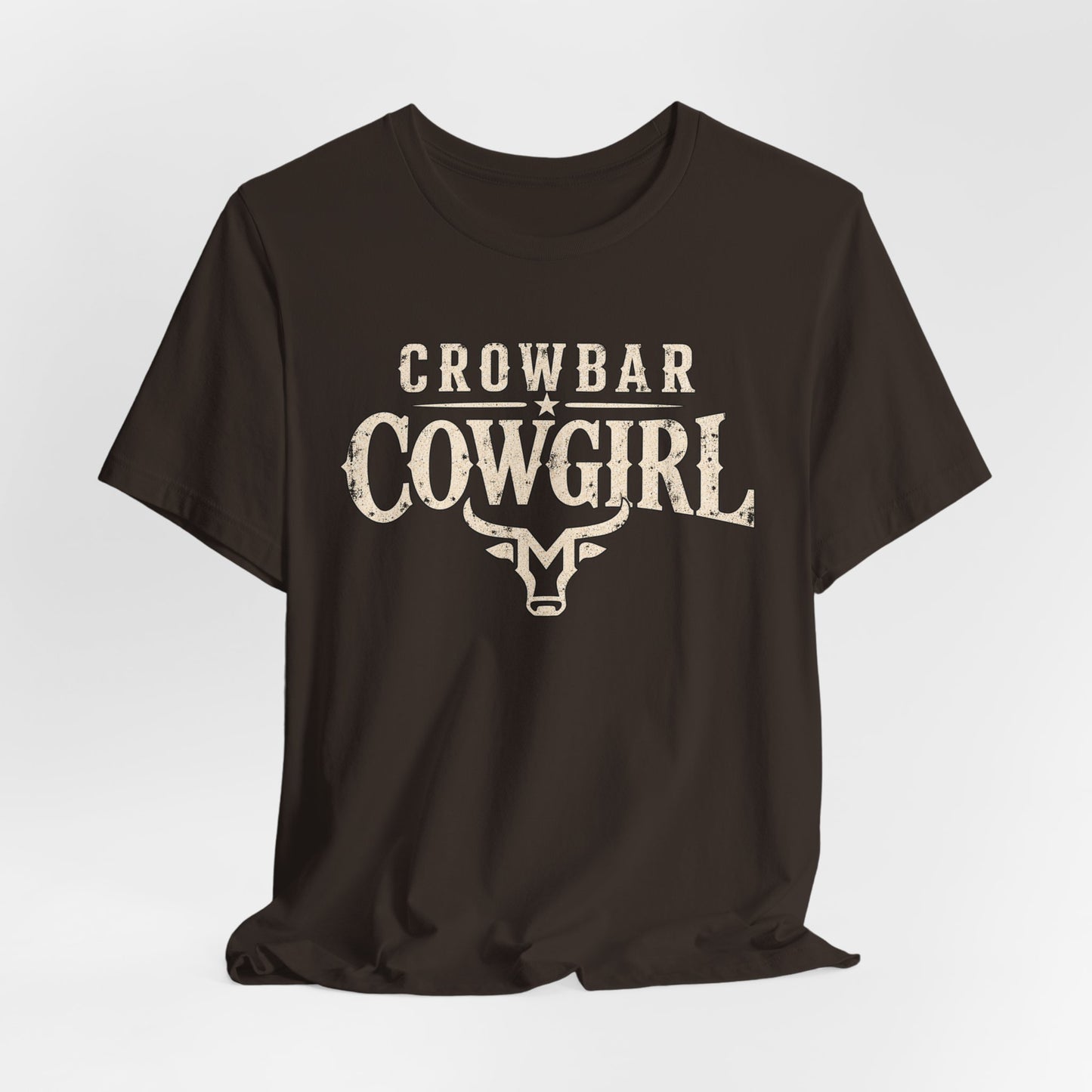 Crowbar Cowgirl Western Graphic Tee | Bella+Canvas 3001 | Reality TV