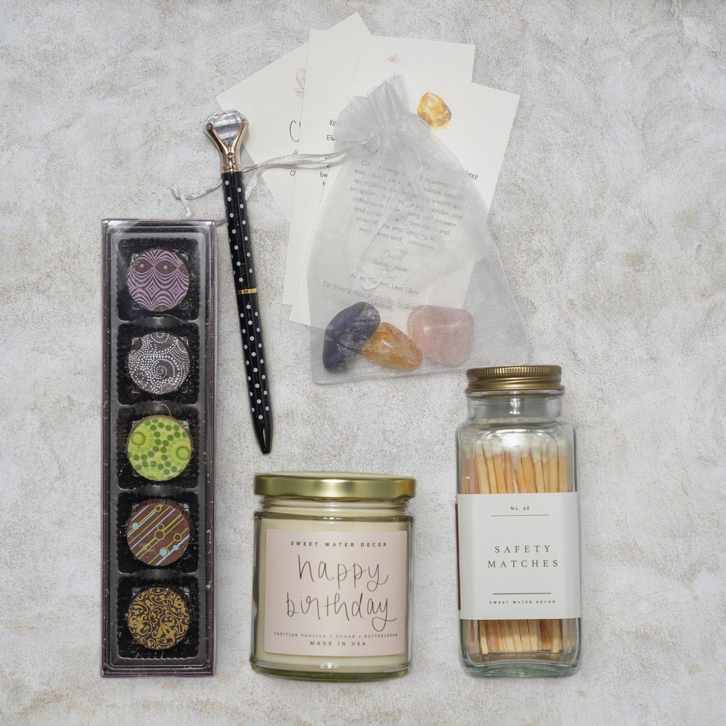 HAPPY DAY ‚Äì Birthday Gift Box with Gemstones
