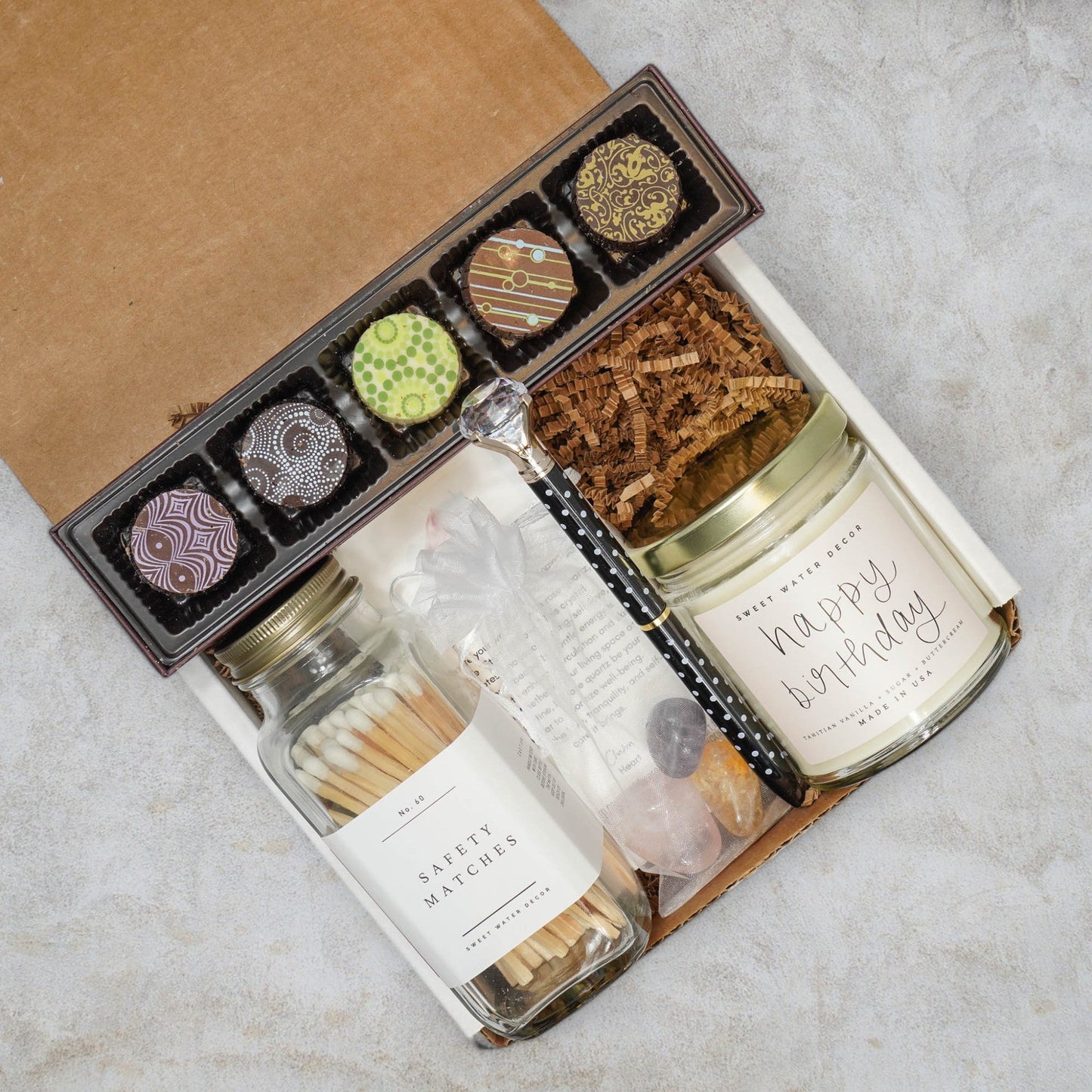 HAPPY DAY ‚Äì Birthday Gift Box with Gemstones