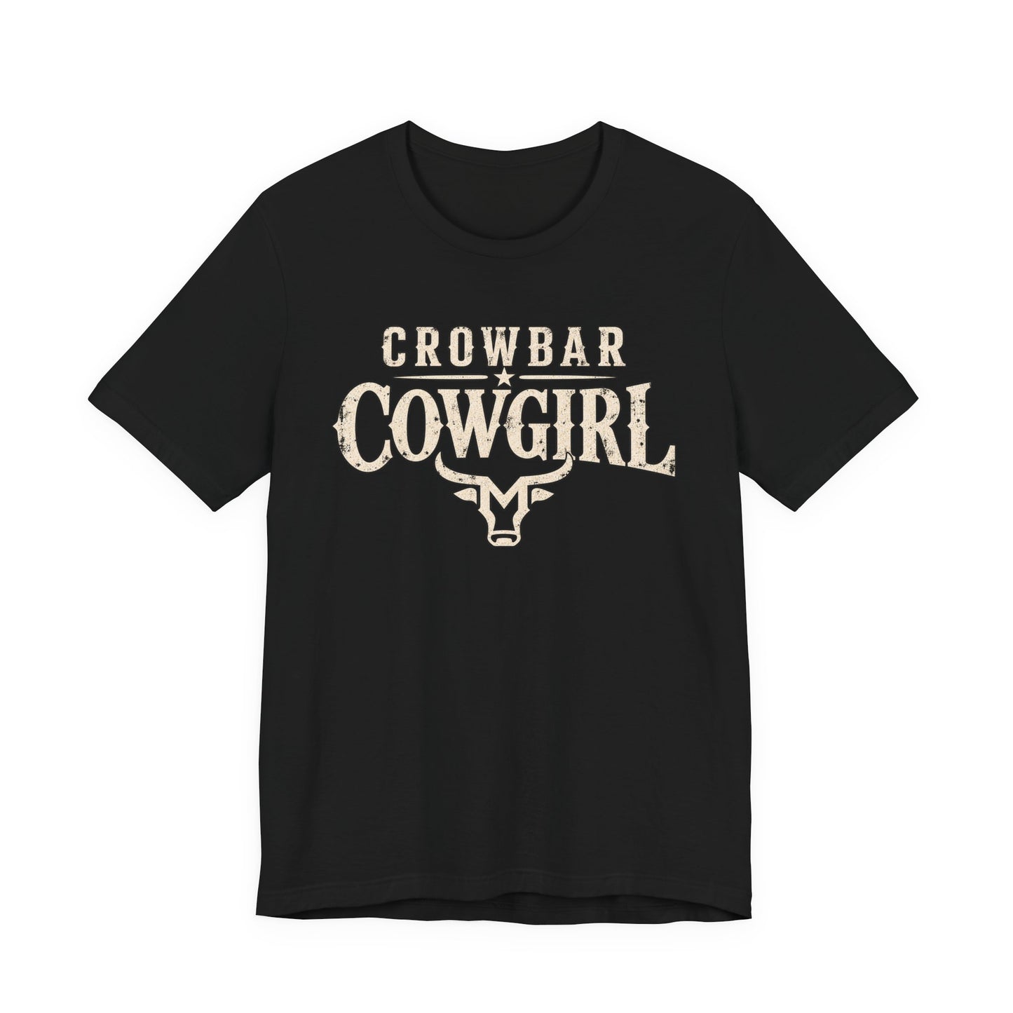 Crowbar Cowgirl Western Graphic Tee | Bella+Canvas 3001 | Reality TV