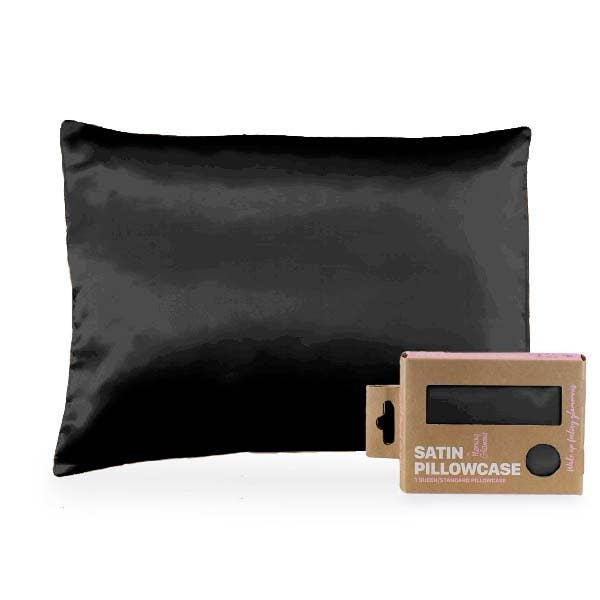 Single SATIN PILLOWCASE- Standard/ Queen