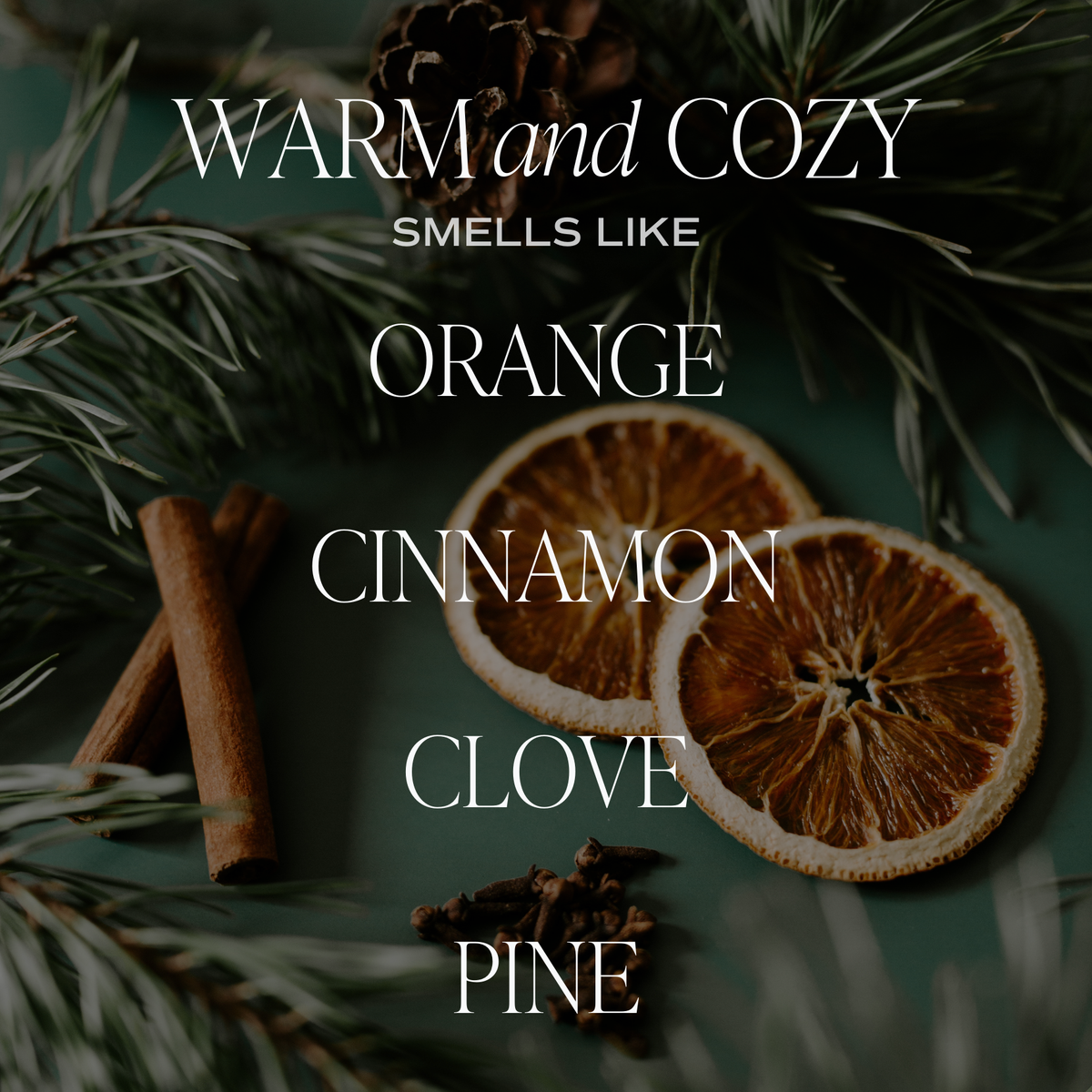 Warm and Cozy 12 oz Soy Candle - Christmas Home & Gifts