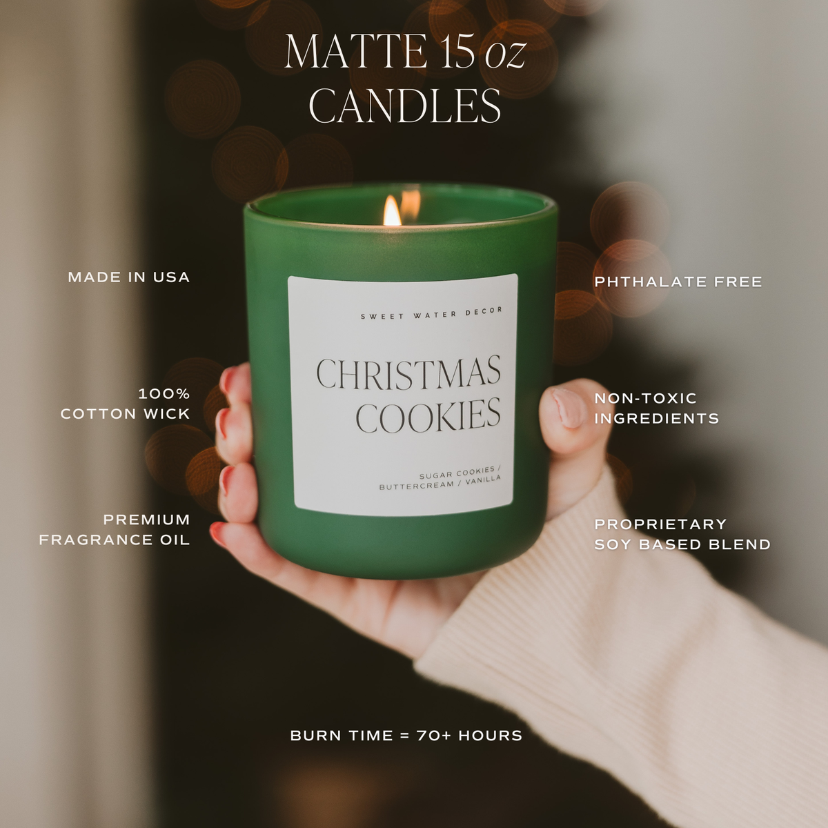 Holiday Cheer 15 oz Soy Candle