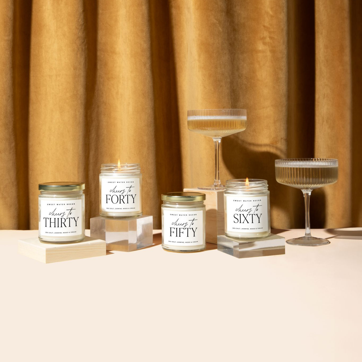Cheers to Forty 9 oz Soy Candle